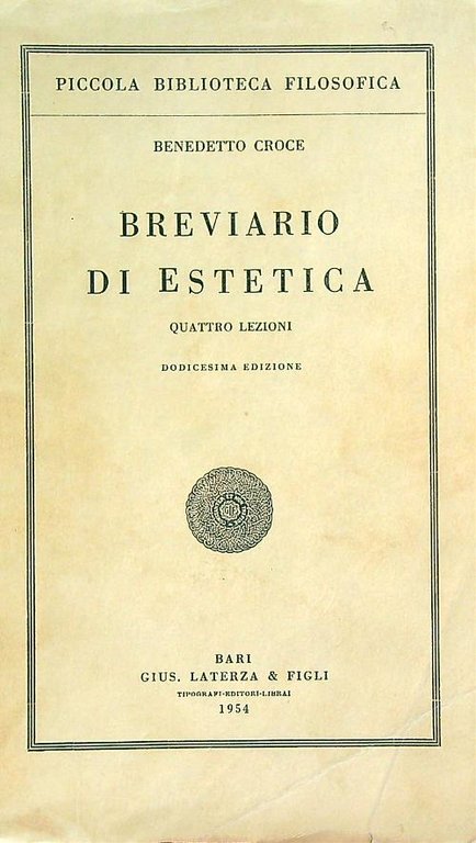 Breviario di estetica