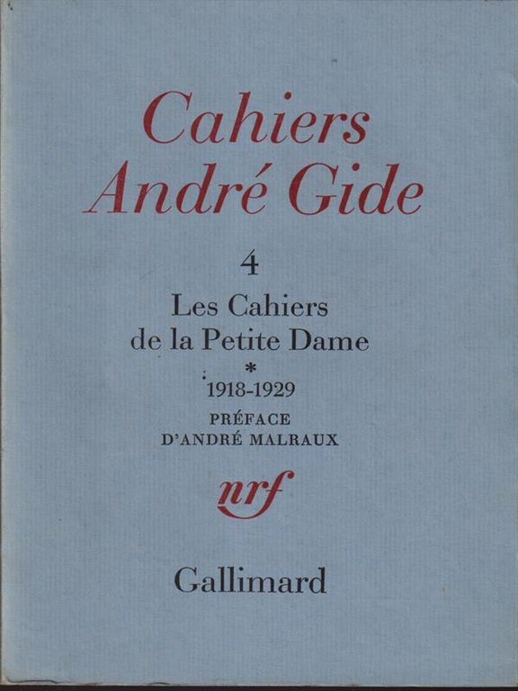 Cahiers Andre' Gide 4