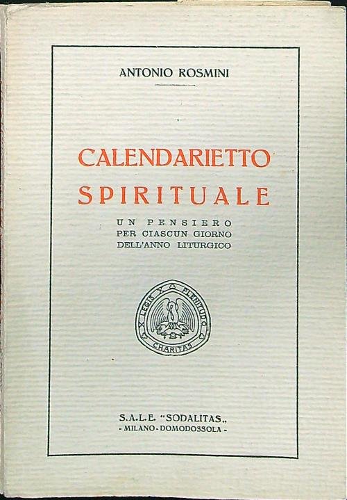Calendarietto spirituale