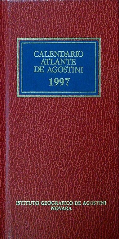 Calendario atlante De Agostini 1997 | Immagine Gallery 2
