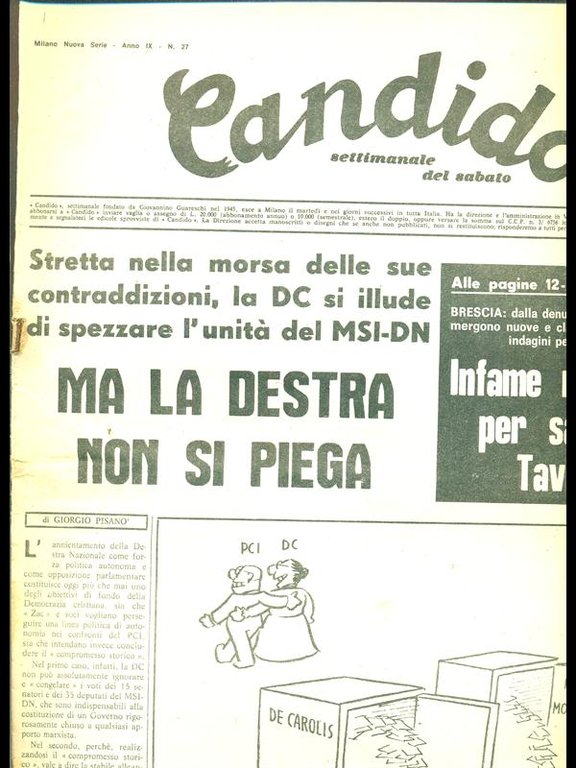Candido n 27 - 20 luglio 1976
