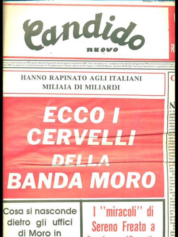 Candido n 30 - 2 ottobre 1980