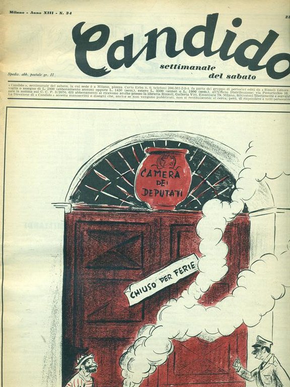 Candido n.34 - 25 agosto 1957