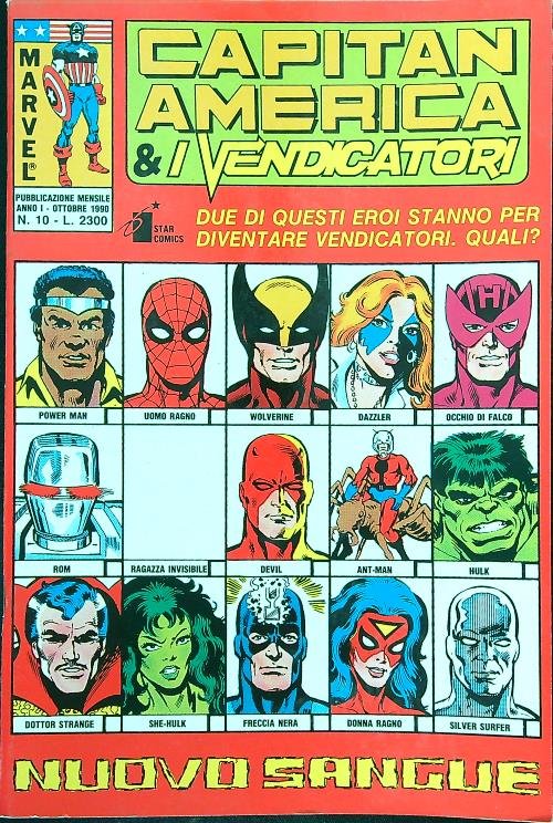 Capitan America & i Vendicatori n. 10/ottobre 1990