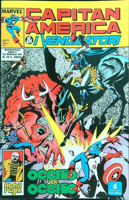 Capitan America & i Vendicatori n. 14/gennaio 1991