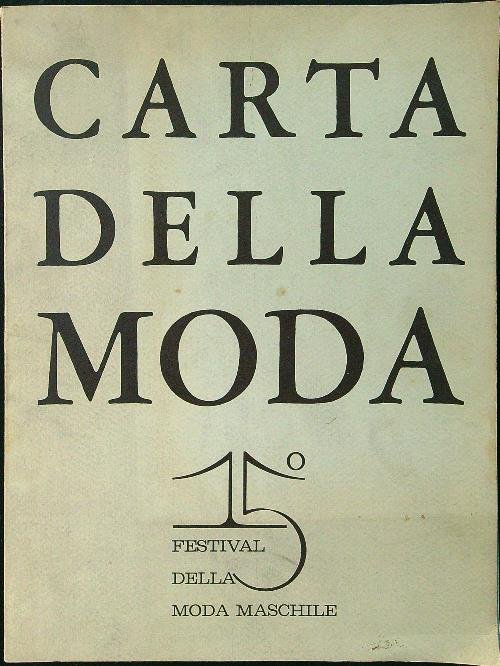 Carta della moda