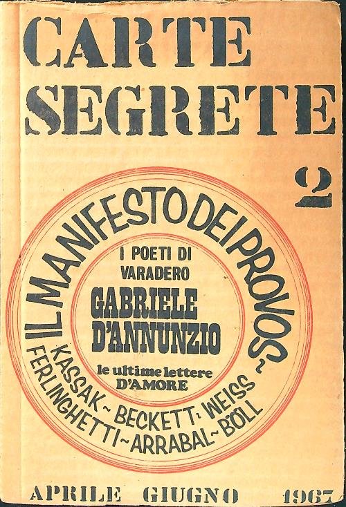 Carte segrete n. 2/aprile-giugno 1967