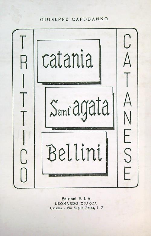 Catania sant'Agata bellini | Immagine principale