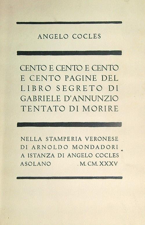 Cento e cento e cento pagine del libro segreto di … | Immagine principale