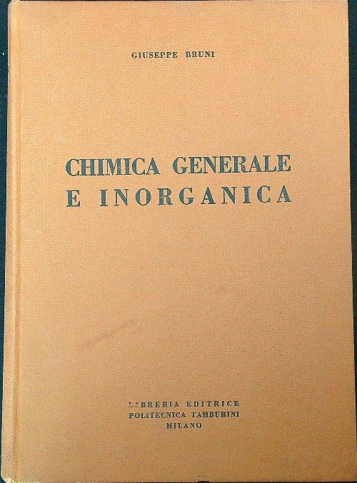 Chimica generale e inorganica 