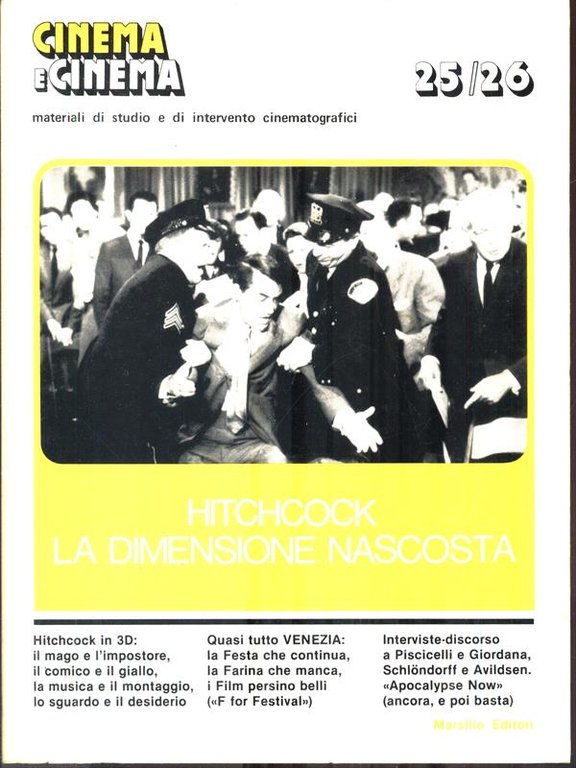 Cinema e cinema n. 25/26 - Hitchcock, la dimensione nascosta