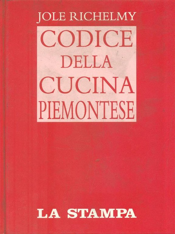 Codice della cucina piemontese