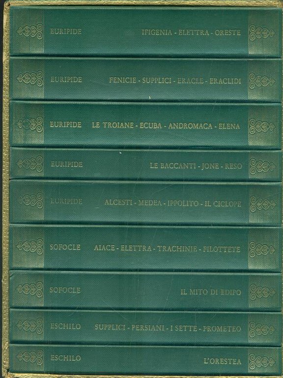 Cofanetto di Tragedie Greche - Euripide, Sofocle, Eschilo - 9 …
