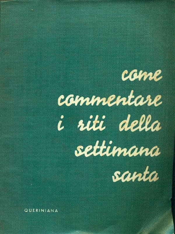 Come commentare i riti della settimana santa | Immagine principale