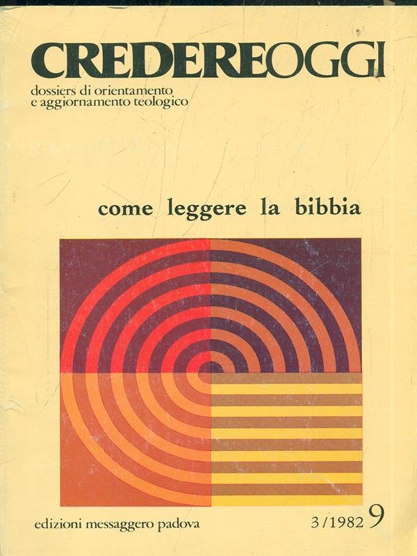 Come leggere la Bibbia - anno II, n. 3/1982