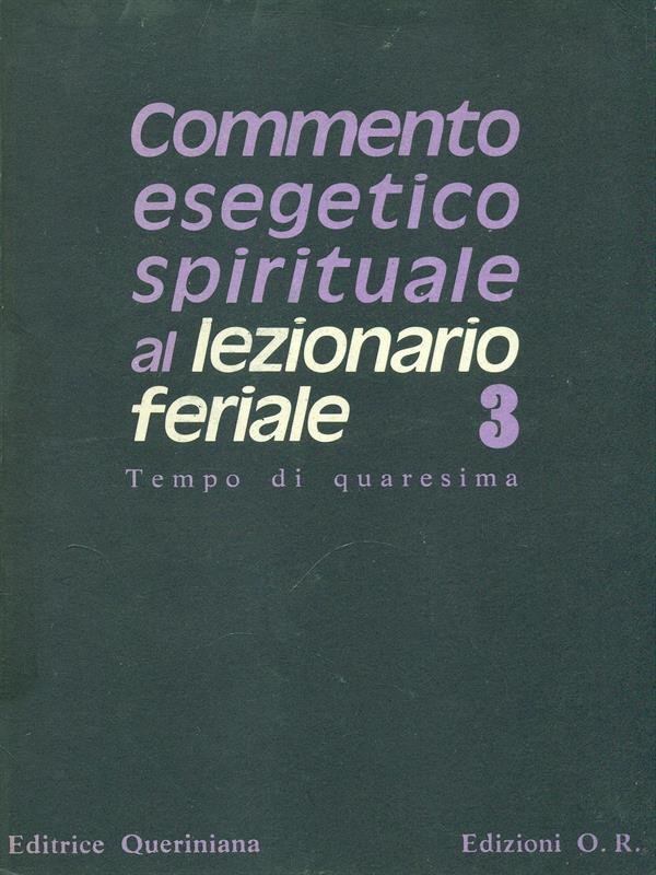 Lezionario Feriale Per Tempi Forti (Avvento, Natale, Quaresima, Pasqua) - Edizione CEI, Con Tavole A Colori