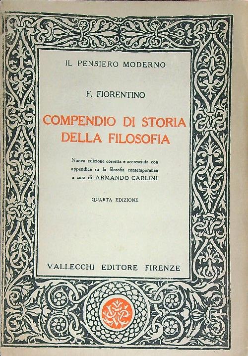 Compendio di storia della filosofia. Vol 2 parte seconda