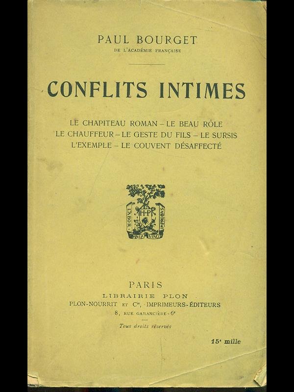 Conflits intimes