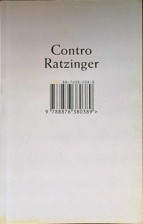 Contro Ratzinger