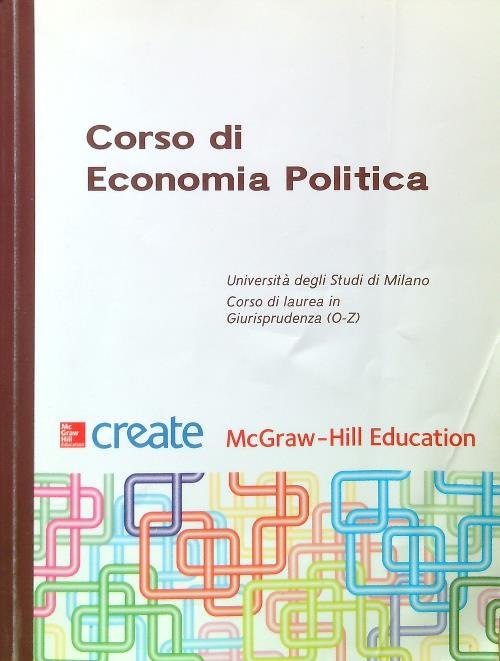 Corso di Economia Politica