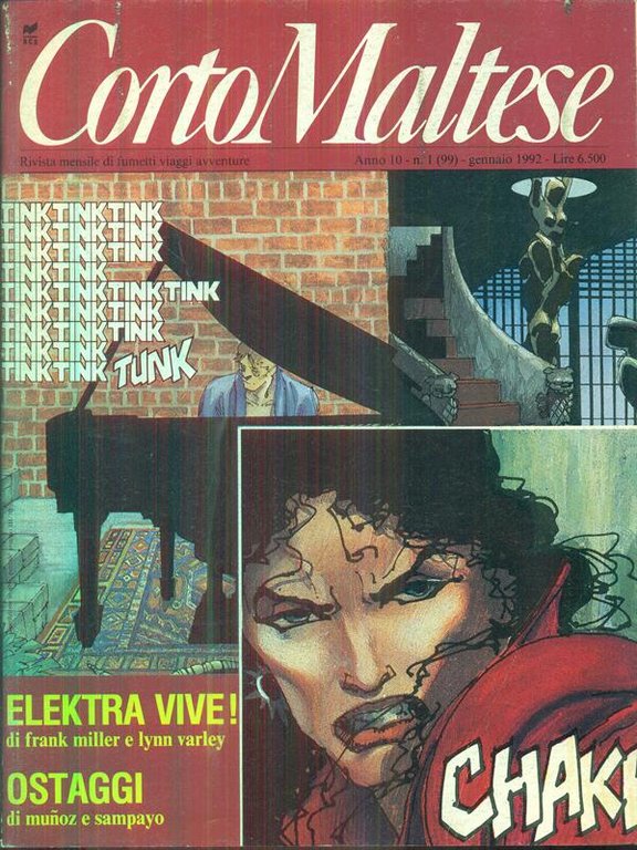 Corto maltese - anno 10, n. 1 (99), gennaio 1992