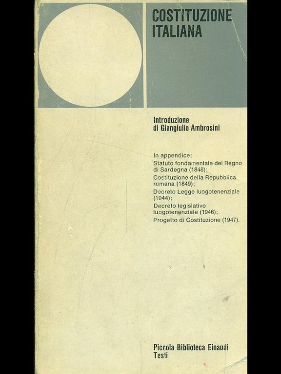 Costituzione italiana | Immagine Gallery 2