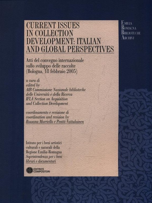 Current issue in collection development: italian and global perspectives