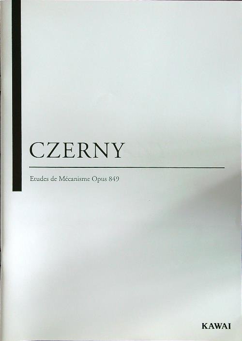 Czerny Etudes de Mecanisme Opus 849
