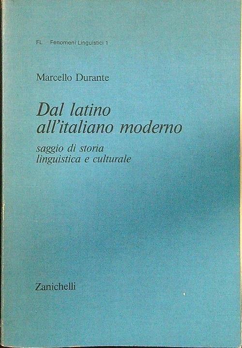 Dal latino all'italiano moderno