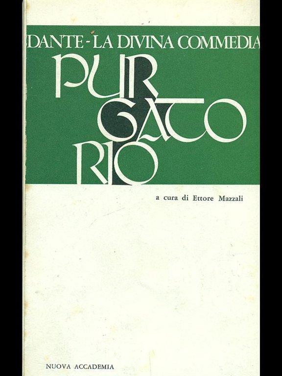 Dante, La Divina Commedia: Purgatorio