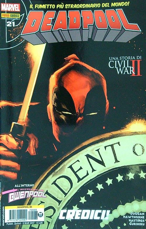 Deadpool n.21/mar 2017