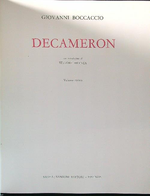 Decameron 4vv (testo+tavole)