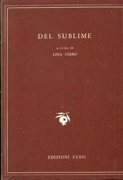 Del sublime - con testo in greco a fronte