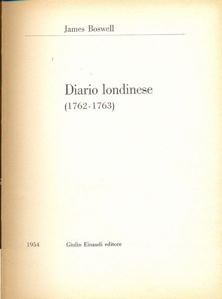 Diario londinese 1762-1763