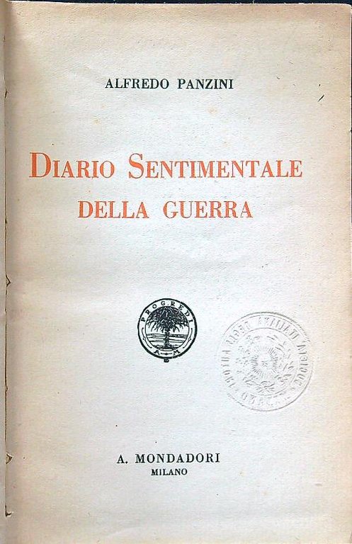 Diario sentimentale della guerra | Immagine Gallery 2