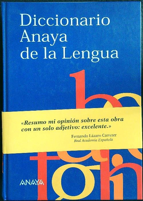 Diccionario Anaya de la lengua