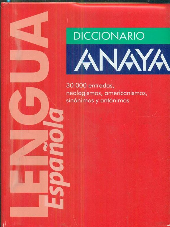 Diccionario Anaya de la lengua Espanola