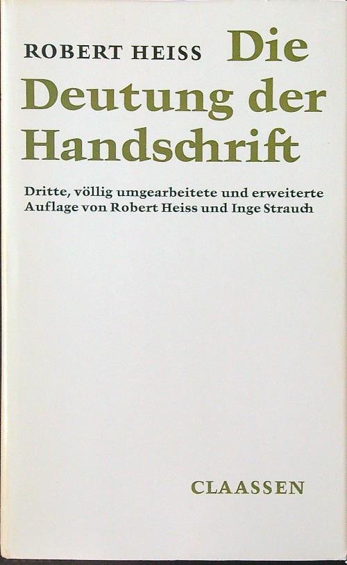 Die Deutung der Handschrift
