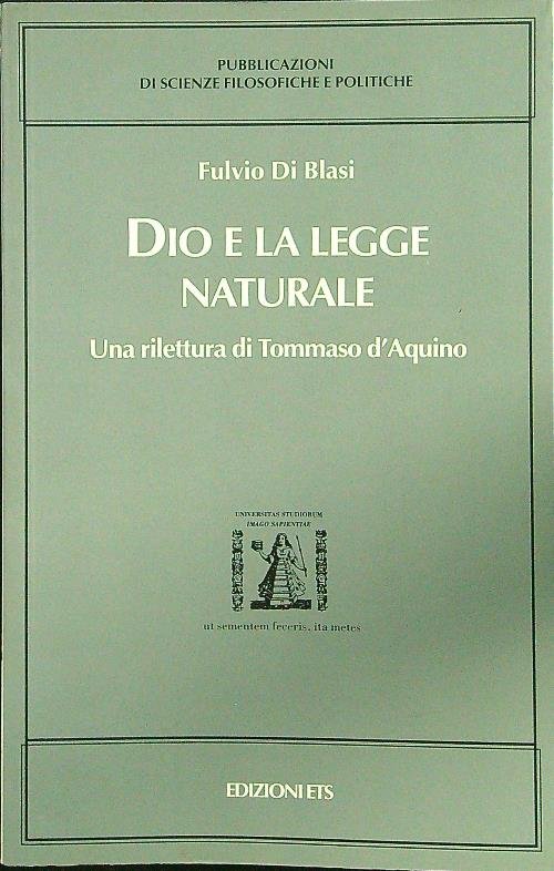Dio e la legge naturale