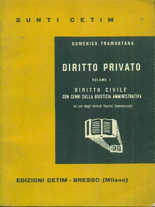 Diritto privato volume 1 - Diritto civile