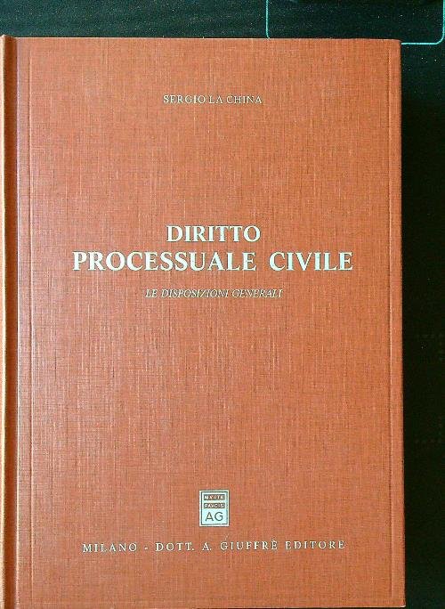 Diritto processuale civile. Le disposizioni generali