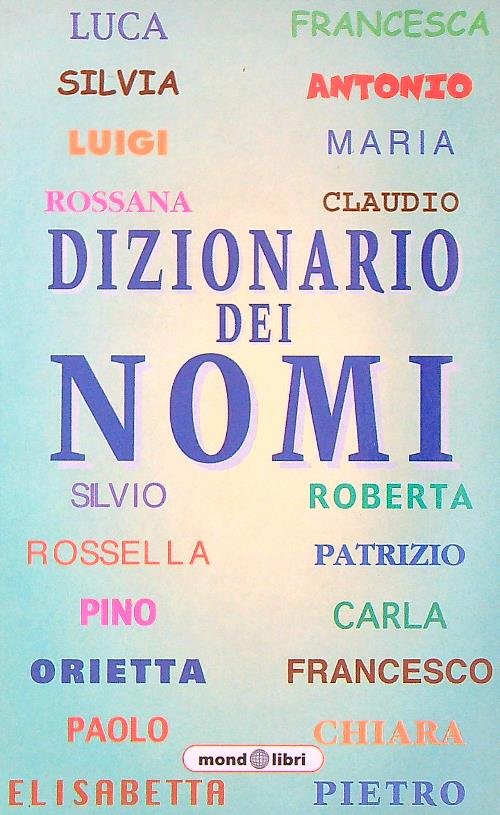 Dizionario dei nomi