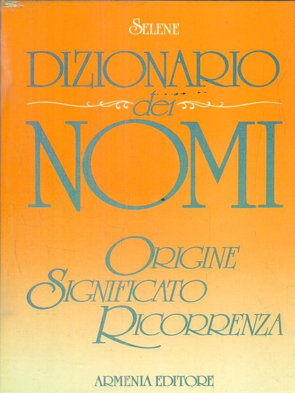 Dizionario dei nomi