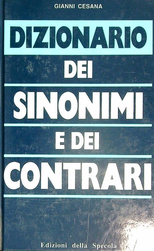 Dizionario dei sinonimi e dei contrari | Immagine principale