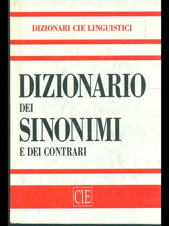 Dizionario dei sinonimi e dei contrari