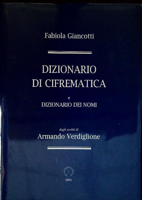 Dizionario di Cifrematica e dizionario dei nomi