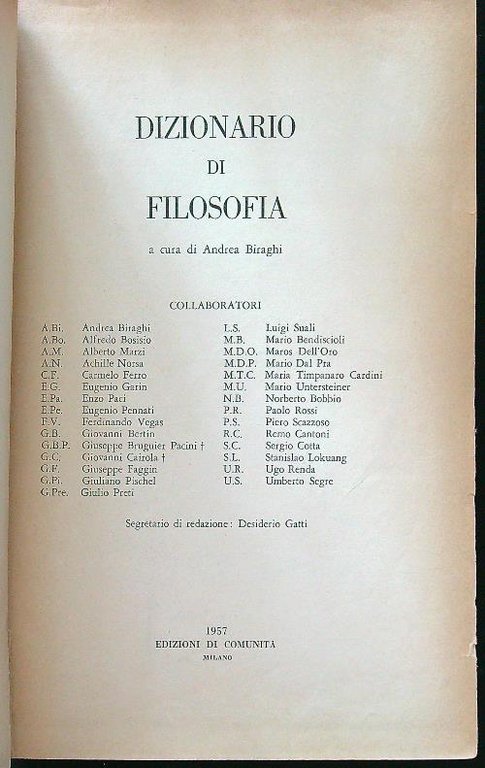 Dizionario di filosofia