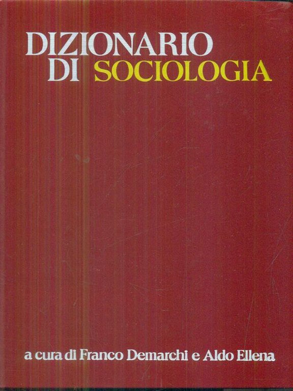 Dizionario di sociologia
