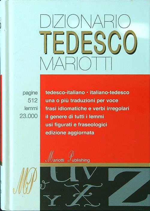 Dizionario tedesco Mariotti