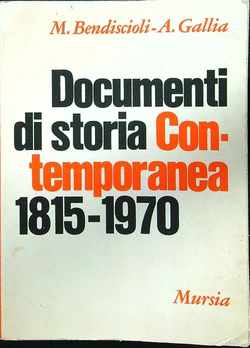 Documenti di storia contemporanea 1815-1970 | Immagine Gallery 2